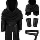 TOKYO REVENGERS Kids Medieval Renaissance Pirate Costume Knight Cosplay Outfit LARP Costume Accessories Set 150