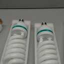 2Pcs 85W Light Bulb 5500K CFL Roas Daylight Spiral Softbox Lighting Kit Bulb in E27/E26 Socket for Photography Photo Box