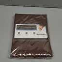 Queen Size Flat Sheet - Hotel Quality Top Flat Bed Sheet Only - Ultra-Soft, Comfy Breathable & Cooling - Fade & Wrinkle Free - Easy-Care, Stain & Shrink Resistant Bedding - Easy-Fit & Oeko-Tex - Brown