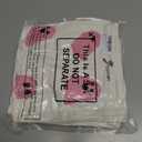 Tiamon 2 Pcs Pink Halloween Pillow Covers 18x18 Inch Canvas Happy Halloween Pink Ghost Decoration Embroidered Throw Pillow Covers Outdoor Cushion Cases for Home Sofa Bed Couch Farmhouse Decorative