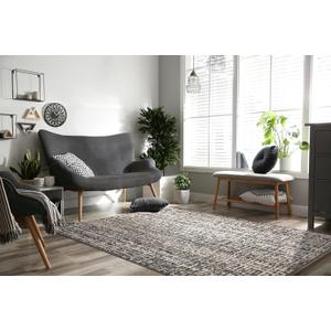 Garland Rug Rumba Indoor Floor Rug Area Rug Cinder Gray/Earth Tones 9 Ft. X 12 Ft. Modern Abstract Area Rug – Soft, Anti-Skid,Carpet for Living Room, Bedroom, Dining Room, Farmhouse, Nursery