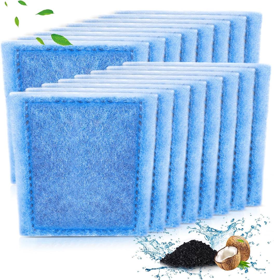 Umlecoa 16 Pack Rite-Size C Filter Cartridges Compatible with MarineLand Penguin PRO Power Filters 275/375 & Original Penguin Power Filters 200/350 - Rite-Size C Replacement Filter Cartridges