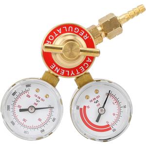 Acetylene Regulator Gauge Female Thread CGA200 Gas Regulator Gauge for Commercial Industrial Use