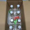 Kingrol 8 Pack 8 oz Swing Top Glass Bottles, Airtight Lid Syrup Bottles, Flip Top Brewing Bottle for Kombucha, Kefir, 2nd Fermentation, Beer, Wine, Beverages, Water