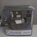 Large Storage Cubes- 13 Inch Cube Storage Bins for Organizing Shelves Kallax - Nursery Closet Organization Bins for Clothes Blanket - 10 Pack Collapsible Decorative Storage Box for Living Room (Black)