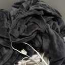 LaffyLo Electric Heated Blanket Twin Size 62"84", Breathable & Luxurious Flannel, Soft Warm Gift with Over-Heat Protection, 4 Heating Levels & 10 H Auto Shut Off, Machine Washable Dark Grey