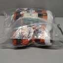 PAVILIA Black Orange Buffalo Plaid Sherpa Throw Blanket for Couch Twin, Soft Fuzzy Flannel Blanket for Bed, Plush Halloween Checkered Fleece Blanket and Throws, Warm Thick Winter Blanket Gift, 60x80