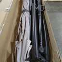 wikiwiki 10ft Patio Umbrellas Offset Outdoor Cantilever Hanging Umbrella w/Infinite Tilt, Fade Resistant Waterproof Recycled Fabric Canopy for Yard, Garden & Deck, Beige