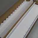 Shario Nursery Book Shelves, 4-Pack White Floating Shelves for Wall Kids, Scalloped Shelves, Wall Book Shelves for Bedroom Kids, Toddler Room, Baby Room, Nursery Decor, 23 Inches