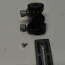 NEEWER Camera Gimbal Tripod Head, 360 Pan 90 Tilt Metal Low Profile Monopod Tripod Stand Ball Head Mount Adapter, Quick Release/Lock Arca Type QR Clamp & Base, 3/8" Thread, Max Load 8.8lb/4kg, GM39