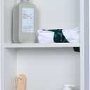 24 x 12 in Recessed Shower Niche with Double Shelves, Matte White Stainless Steel Wall Insert, No Tile Needed, Leakproof Built-in Storage for Bathroom, Kitchen