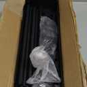 Sooyee 3-Tier Rolling Cart with Wheels, Slim Narrow Storage Cabinet, Under Desk Storage Organizer for Office, Bathroom, Kitchen, Laundry Room, Narrow Places, Black