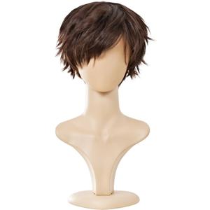 Wigs for Mens' Death Note Male Short Black Hair Cosplay Wigs (Light Brown) by ECVTOP