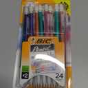 Bic Mechanical Pencils with Colorful Barrels 0.7 mm Assorted 24 Per-Pk (2 Pack)