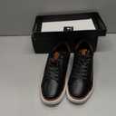 Coostar Mens Casual Shoes Comfortable Dress Sneakers Classic Lace-up Shoe Lightweight Black Size 9
