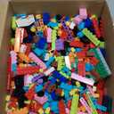 1600 Pieces Building Bricks, Classic Bulk Building Blocks for Kids with Wheels and Axles Sets, Windshield, Windows, Doors, Baseplates, Compatible with All Major Brands - 18 Shape/12 Color