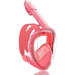 QingSong Kids Snorkel Mask Full Face, Snorkeling Set with Camera Mount, Foldable 180 Degree Panoramic View Snorkeling Gear Anti-Fog Anti-Leak QingSong Kids Snorkel Mask Full Face, Snorkeling Set with Camera Mount, Foldable 180 Degree Panoramic View Snorkeling Gear Anti-Fog Anti-Leak
