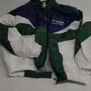 Floette Retro Colorblocked Track Jacket Windbreaker Jacket Athletic Hip Hop Outdoor Windproof Coat No Size