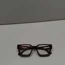 livho Oversized Eyewear Frame for Woman and Men - Rectangle Fashion Glasses for Computer, Chic Preppy Frame