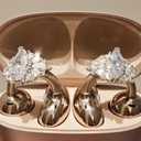 Rhinestone for Clip on Earbuds Open Ear, Exquisite DIY Decoration (Big Rhinestone)