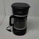 Mr. Coffee Black Coffee Maker, 12 Cups, with Auto Pause and Glass Carafe, Perfect for Home and Office Use