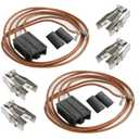 WB17T10006 Range Surface Burner Terminal Block Kit by Seentech  Compatible with GE Kenmore Hotpoint Ranges/Stoves/Ovens - Replaces AP3203326, 1038747, WB17T10006 (Pack of 2)