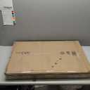 VIVOHOME Folding Sewing Craft Table, Rolling Sewing Machine Desk with Storage Shelves, Sewing Cabinet with Lift for Small Spaces, White