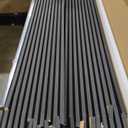 Art3d 2-Pack 108" x 12" Acoustic Wood Panels for Wall, Soundproof Wood Slat Panel for Wall and Ceiling, 3D Fluted Sound Absorbing Paneling for Interior Wall Decor, Living Room, Bedroom - Blackwood