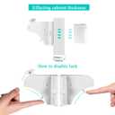 Vmaisi Adhesive Magnetic Cabinet Locks for Babies (8 Locks and 2 Keys)