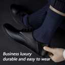 Men's Cotton Crew Socks, 5 Pairs, Anti-Odor Moisture Wicking, Double Needle Stitching, Pill-Resistant Fabric, All Season Wear (28 Gram Thin Version, 1 Pair Each in 5 Colors, Totaling 5 Pairs, 5-9)