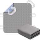 Positioning Bed Pad with Handles, 6 Sturdy Handle Washable Bed Pads for Incontinence, Waterproof, Reusable Underpads for Elderly Hospital Home Care, Grey, 3436 (34x36 | 1 Pack, Gray)