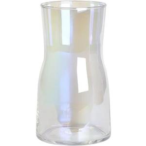 DERZHAVA-Stunning Rainbow Glass Vase for Wedding Centerpieces - Modern Housewarming Gift Idea, Artistic Home Decor & Anniversary Table Decoration