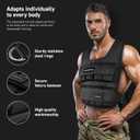 MSPORTS Weighted Vest Premium for Women & Men Adjustable 1165 lb, Running Vest, Walking Weight Vest, Tactical Style Training Vest for CrossFit, Strength, Cardio & Home Workouts, 22 lb