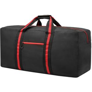 KUI WAN 100L Large Duffle Bag for Travel 31.1 Diffle Bag - Overnight Weekender Camping, Storage for Men Women, Red