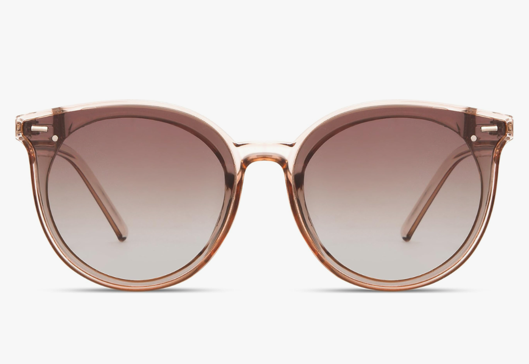 Livho Polarized Sunglasses, Retro & Oversized Shades for Women with Round Lenses