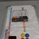 Small Weekly Calendar Dry Erase Whiteboard for Wall, 16" x 12" Magnetic Dry Erase Board, Hanging Double-Sided White Board, Portable Board for List, Kitchen, Planning, Memo, Home, Office (Red)