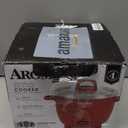 Aroma Housewares Select Stainless Rice Cooker & Warmer with Uncoated Inner Pot, 6-Cup(cooked)/ 1.2Qt, ARC-753SGR, Red