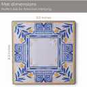 American Mahjong Mat 31.5" x 31.5" Table Mat, Canvas Bag, Amalfi Mediterranean Design
