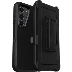 Defender Case Compatible with Samsung Galaxy S23 5G Screenless Case with Port Protection and Belt Clip Black