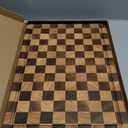 Cutting Boards for Kitchen, Checkered Cutting Board Upgraded, Acacia Wood Chopping Board with Juice Grooves & Handles, Large Butcher Block Serving Tray with Gift Box, 16.5" x 11.6" x 0.8"