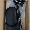 Wheelchair Elevating LegrestsWheelchair Legrest AssemblyPadded Calf PadsUniversal Wheelchair Replacement Parts Black 1 Pair