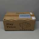 Baby Playpen 50x50 Inch, Play Pens for Babies and Toddlers Baby Fence Play Yards for Indoor & Outdoor with Breathable Mesh Anti-Fall Playpen (Light Grey)