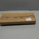 Wood Curtain Rods for Windows 72 to 144 Inch, 1 Inch Long Heavy Duty Curtain Rods Adjustable Boho Drapery Rod, Farmhouse Rustic Decorative Single Window Curtains Rod