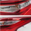 Huray Right Outer Tail Light Fit for Nissan Altima 2016-2018 RH Taillight Tail lamp Rear Brake Lamp Assembly Replacement Accessory Replacement for NI2805106 (Passenger Side)