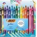 Pack Of 2 BIC Gelocity Quick Dry Ocean Themed Gel Pen Set with Fast-Drying Ink and Retractable Design, 16-Count in Assorted Ink