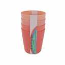 Little Table Wheats Straw Cup Set Unbreakable Milk Juice and Water Cup Serving Drinking Cups, 3 Pack