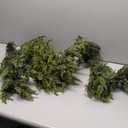 9FT Christmas Cedar Garland Artificial Real Touch Thickness Realistic Greenery Pine Garland for Mantle Fireplace Outdoor Indoor Christmas Decorations (9FT With Wire)