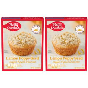 Lemon Poppy Seed Muffin & Quick Bread Mix (Pack Of 2 Boxes)14.5 oz, BB Date 27 SEP 2025
