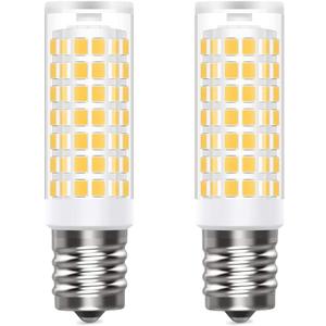 E17 8206232A Microwave Light Bulb 1890433 8206232 AP4512653 Replacement Part by LAOYEHAOHE - Compatible for Whirlpool & LG & Kenmore &GE & Maytag for Microwave, Stove Hood (Daylight White, 7W-2Pack)