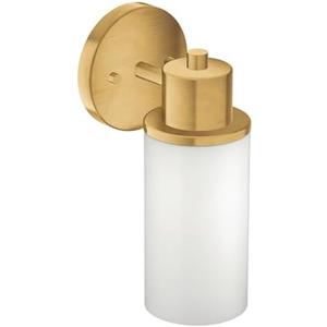 Moen DN0761BG Iso 1-Light Dual-Mount Bath Bathroom Vanity Fixture, Brushed Gold